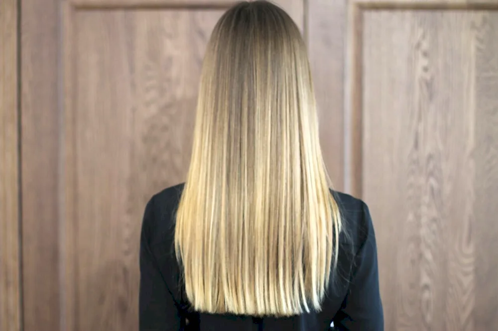 Even cut for long hair