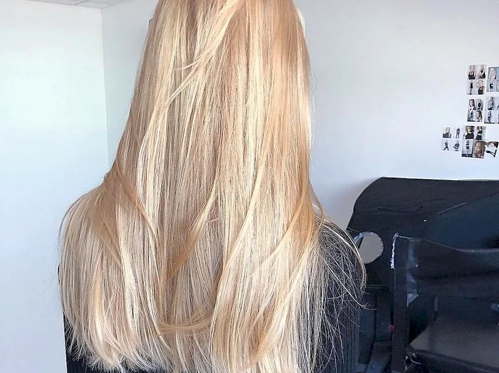 Even cut for long hair