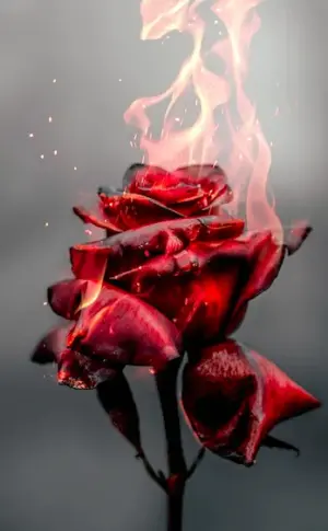 Black Fire Rose