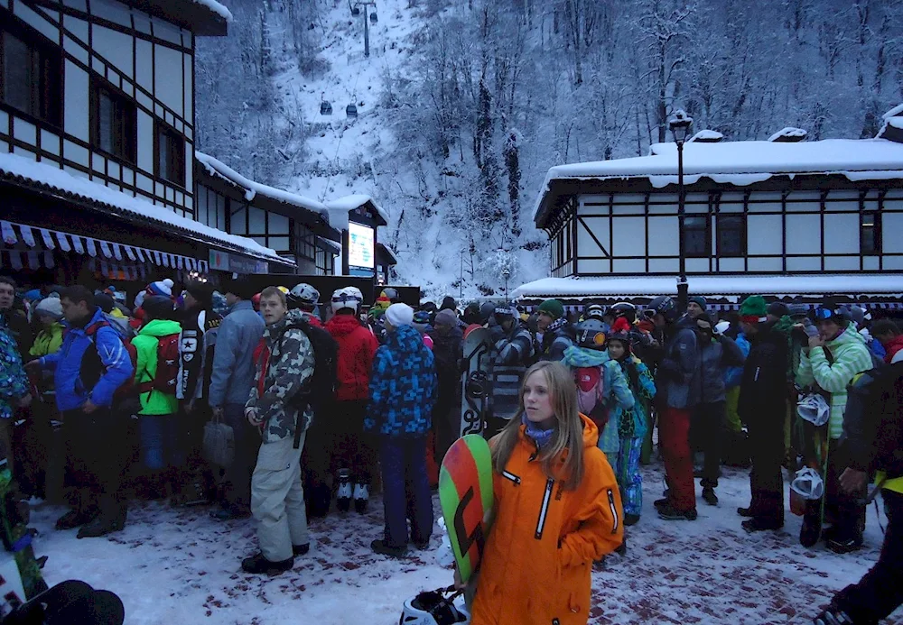 Rosa Khutor in January