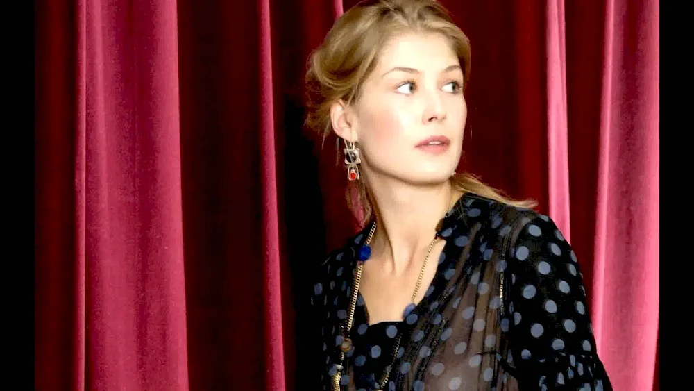 Rosamund Pike as a young man