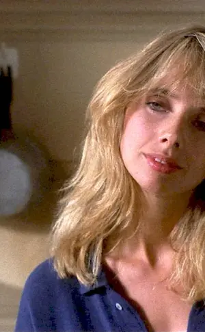 Rosanna Arquette as a young woman