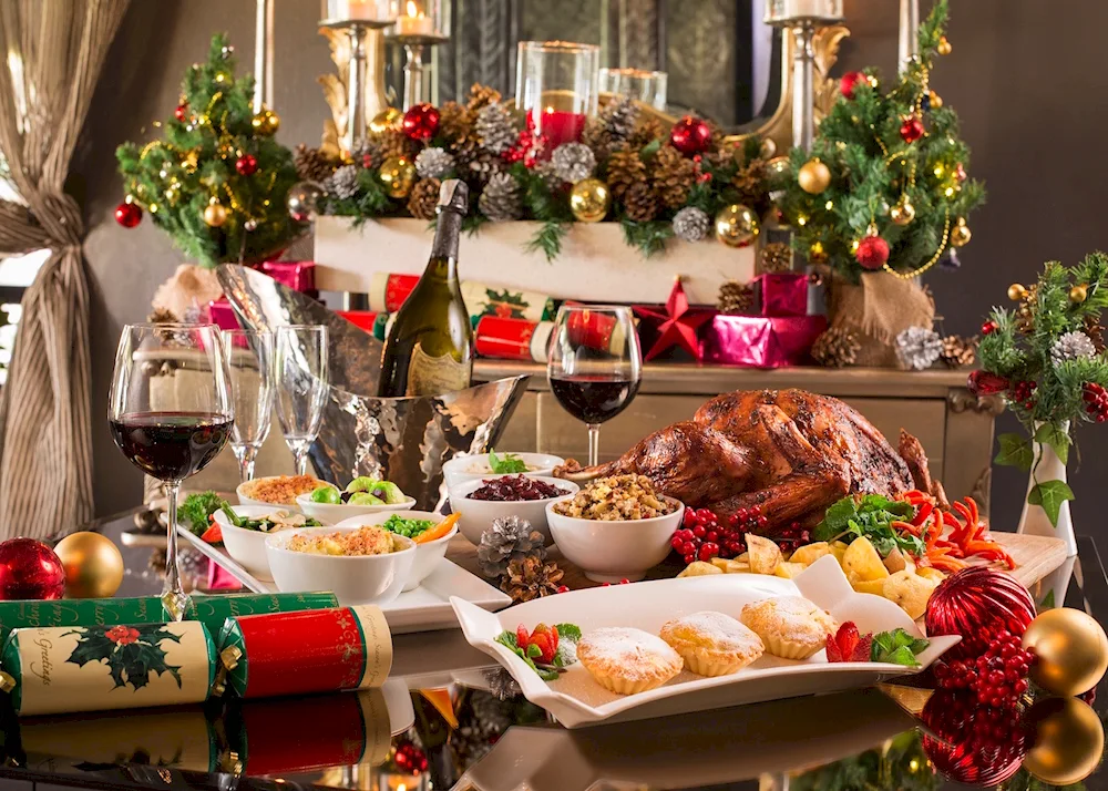 Christmas table