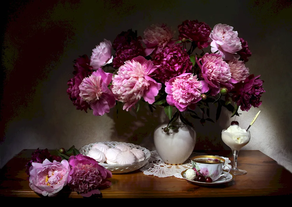 Peonies by Zbigniew Kopania