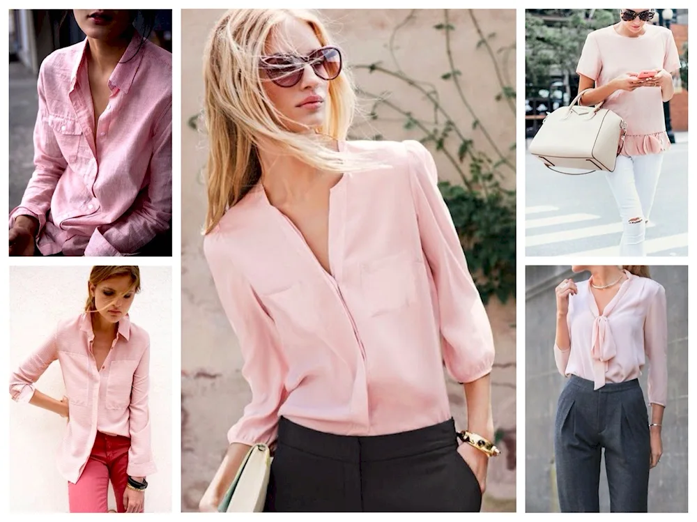 Pink blouse