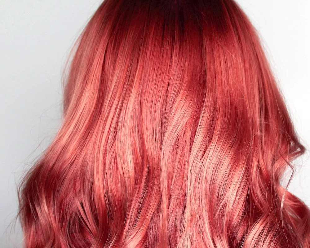 Pink hair shade