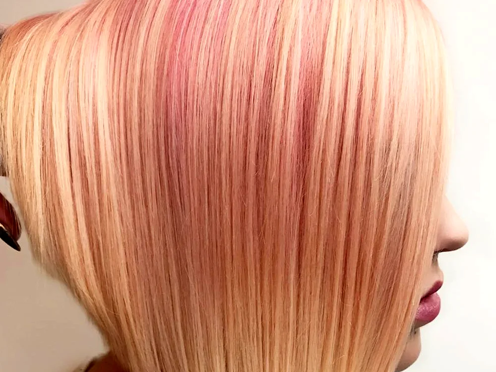 Pink highlights