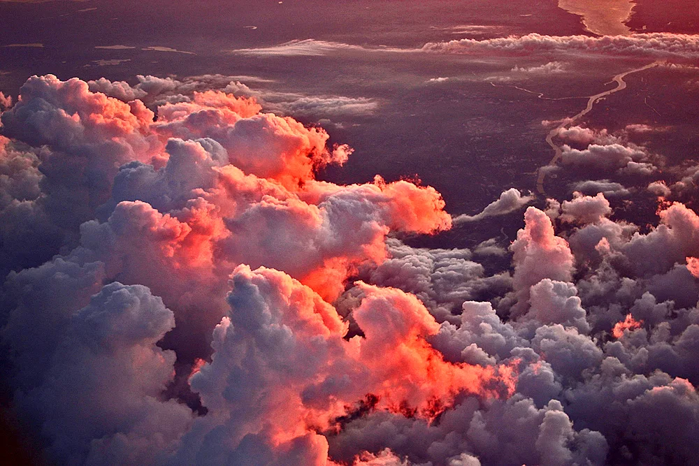 Pink cloud