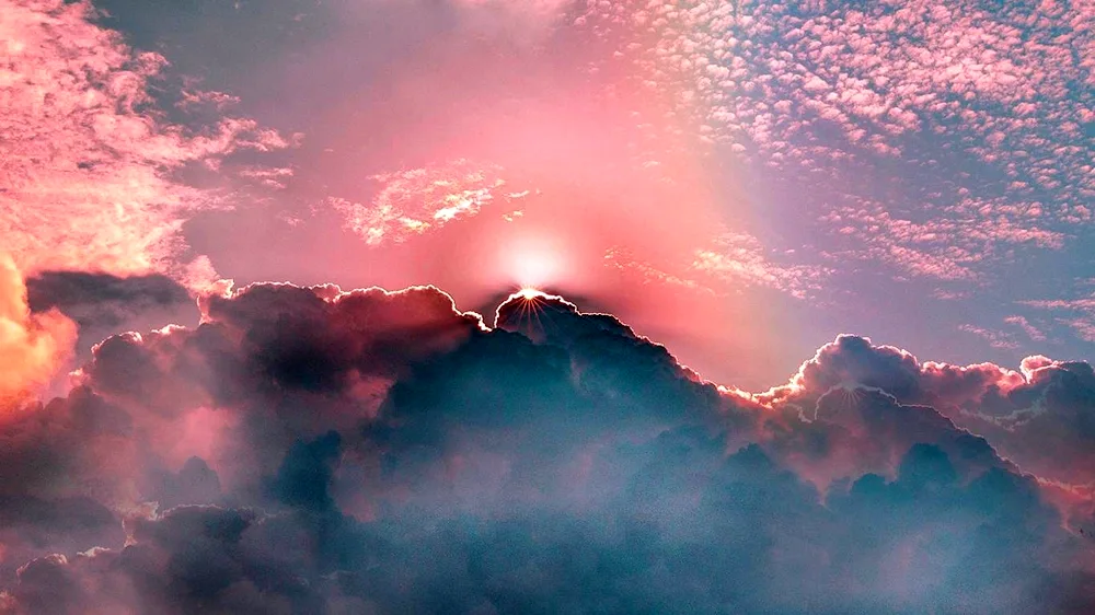 Pink cloud