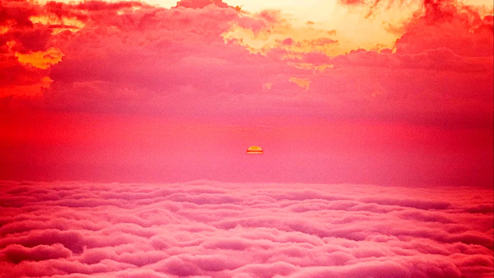 Pink cloud