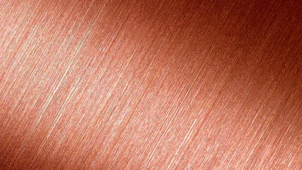 Pink gold metallic colour