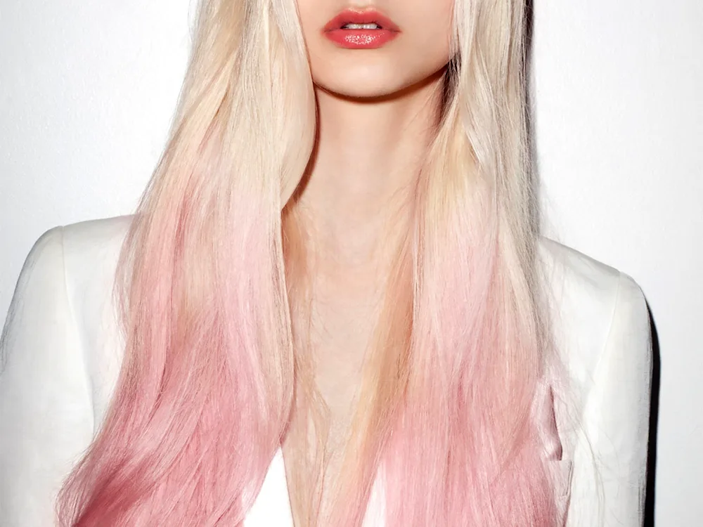 Dip Dye hair colouring