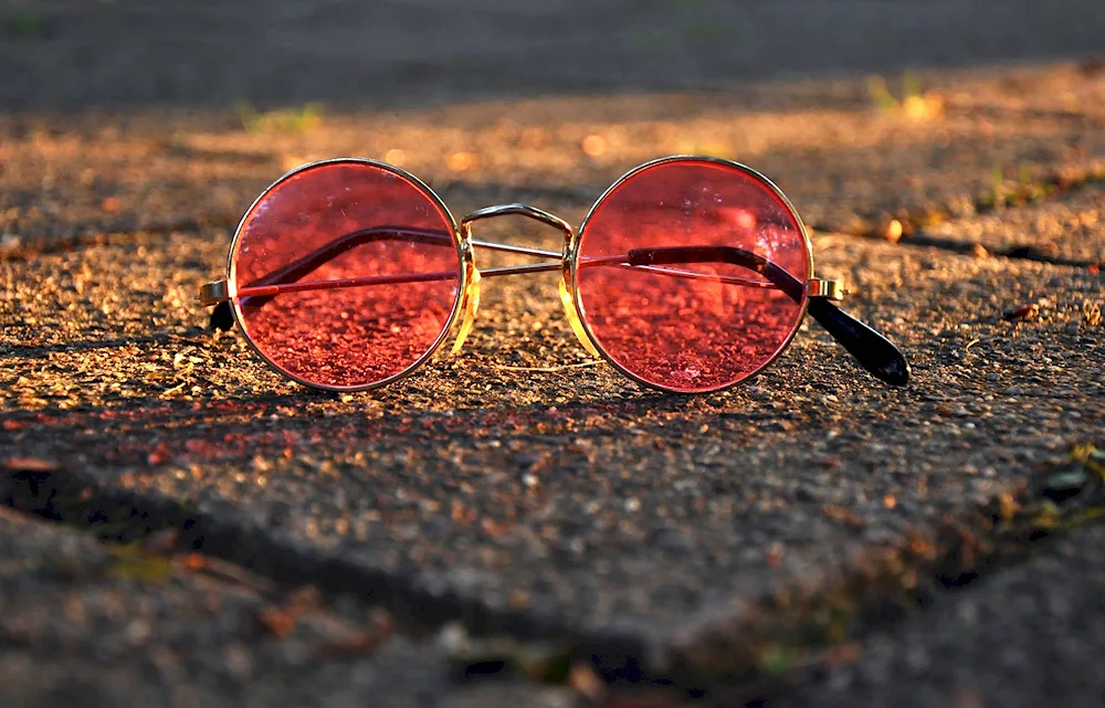 Sunglasses on the beach