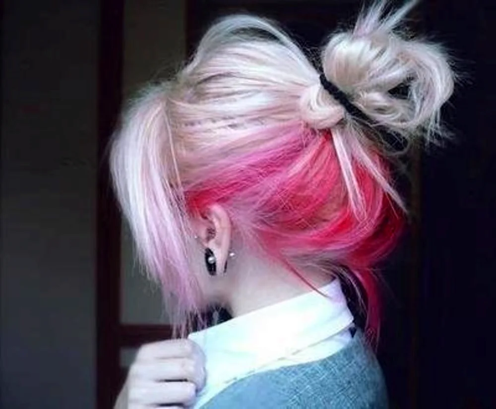 Blonde colouring. hair