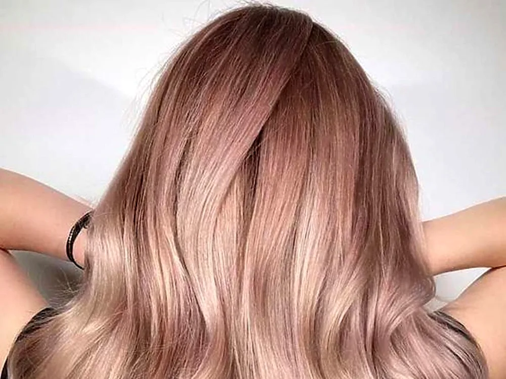 Rose Gold hair colour