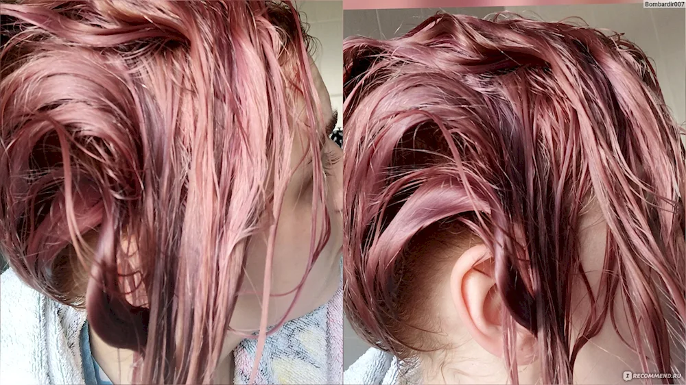 Estel pink blond toning