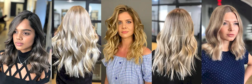 Colouring hair