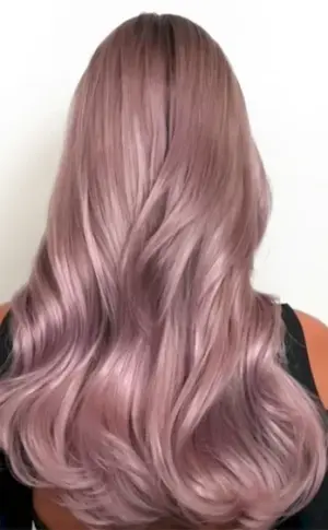 Pink hair colour