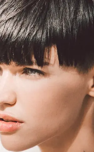 Ruby Rose pot haircut