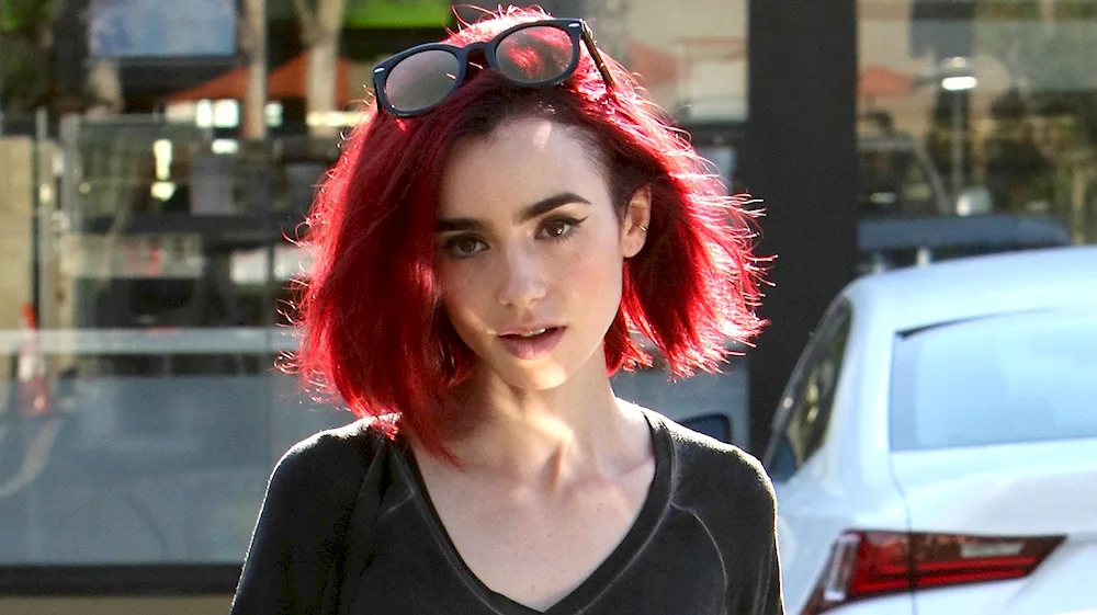 Coloured short hair