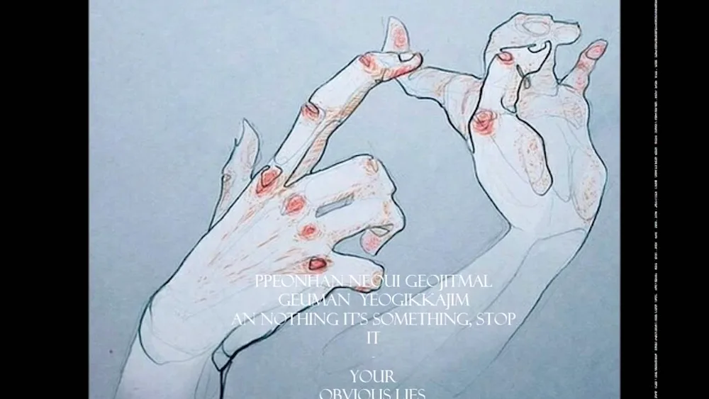 Pencil hand sketches