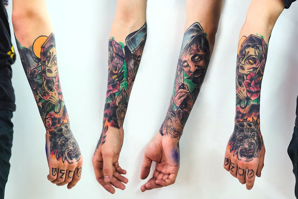 Sleeve tattoo