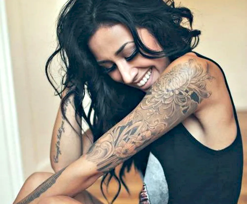 Sleeve tattoo for women female