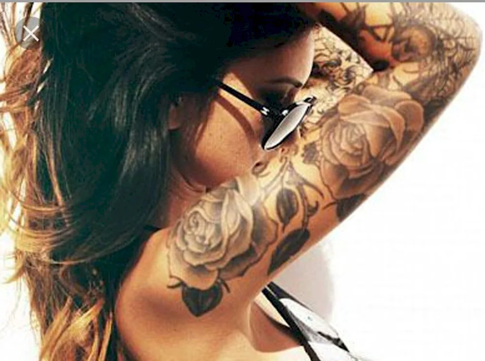 Sleeve tattoo for women