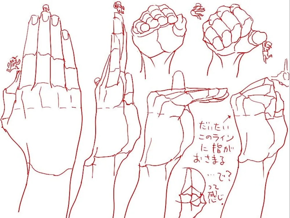 Hands pencil hands
