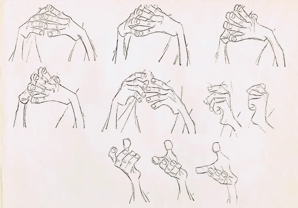 Hands for drawing