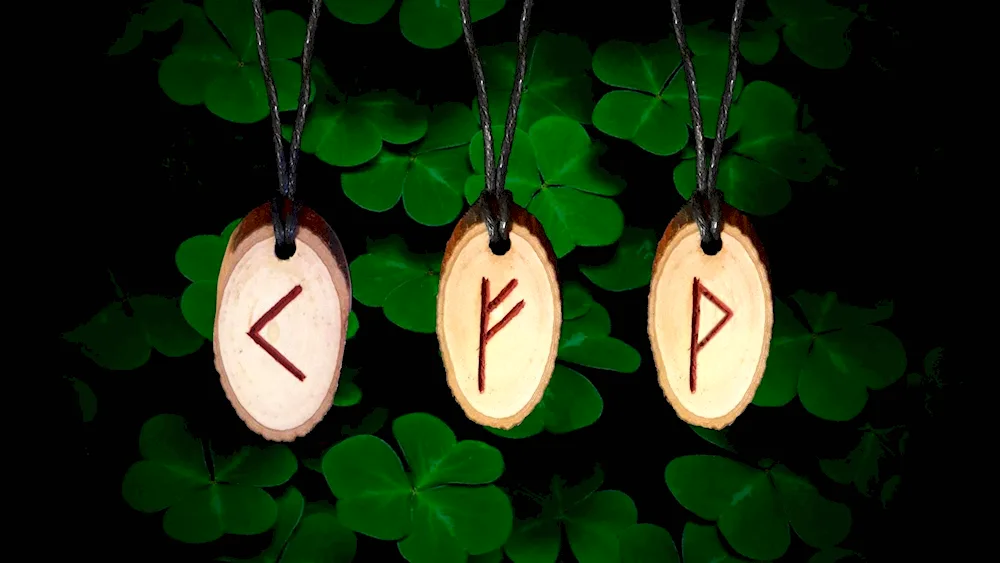 Runic good luck charm