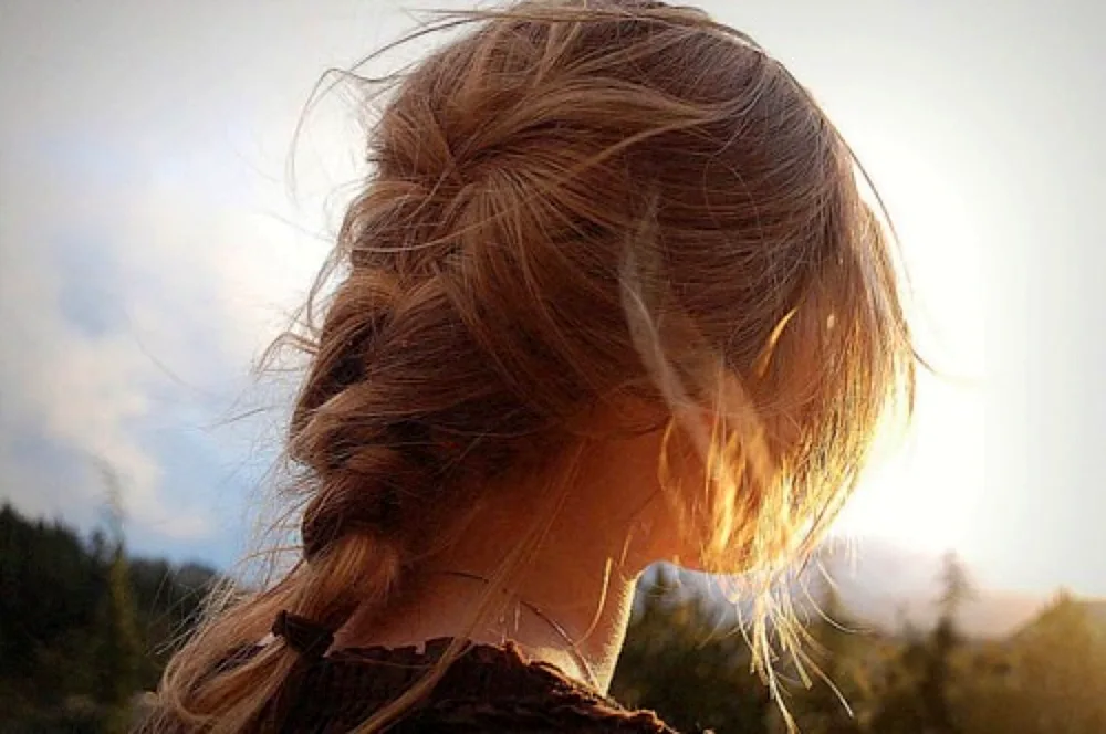 Beautiful girls with blonde hair