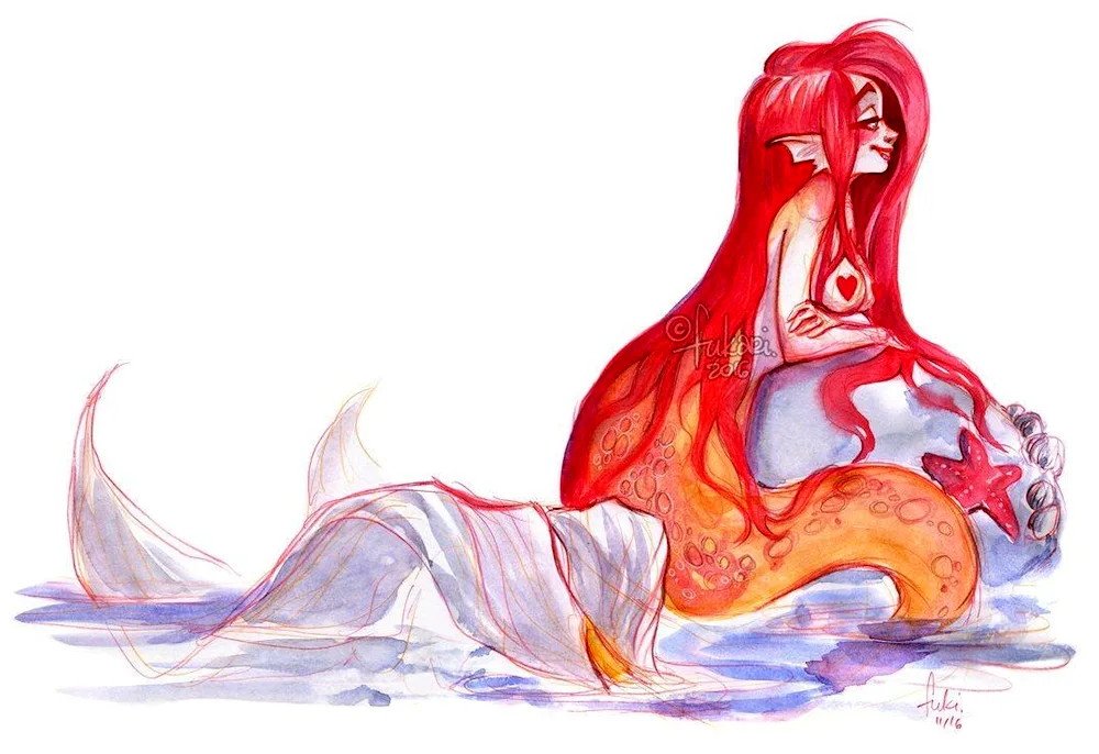 Mermaid drawing