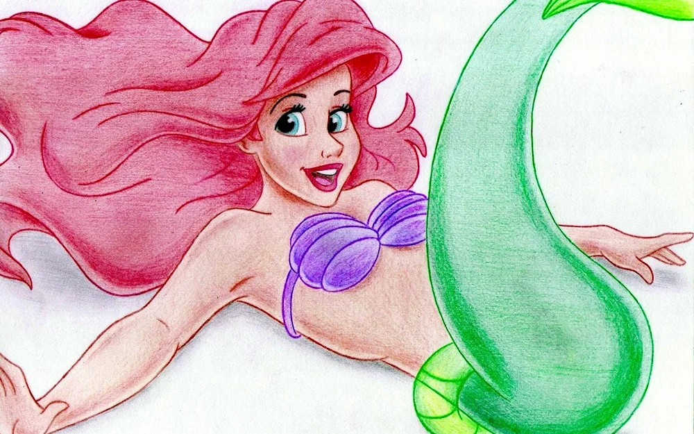 Mermaid drawing