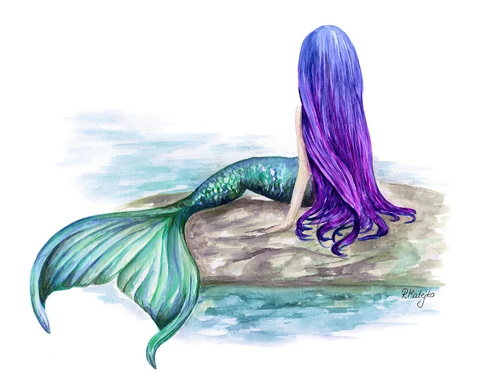 Mermaid drawing