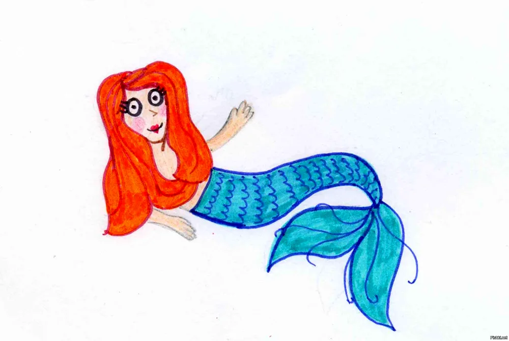 Mermaid drawing