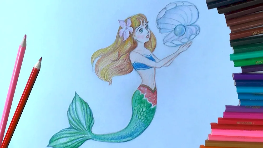 Mermaid for drawing