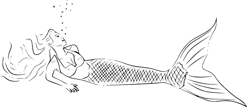 Mermaid drawing