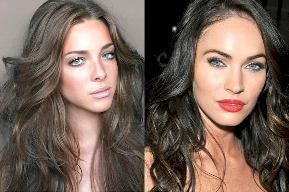 Russo caramel ash hair colour