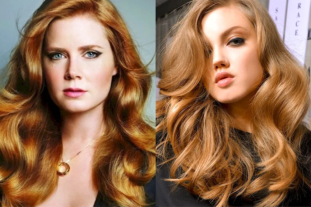 Russo golden hair shade