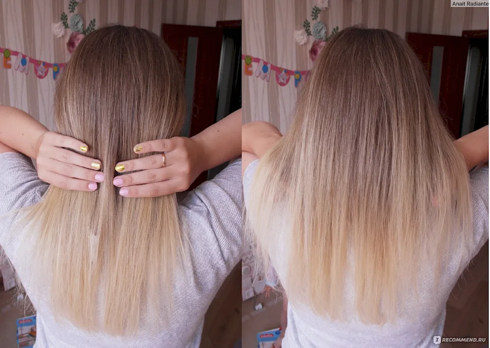 Mocha blonde porous hair