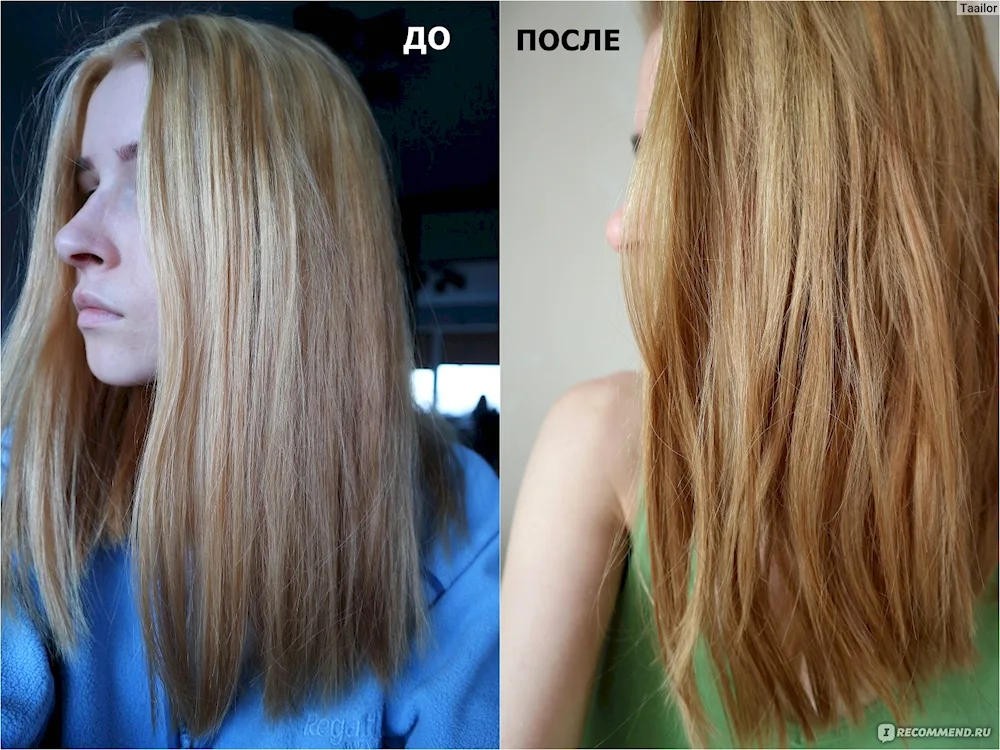 Hair after washing