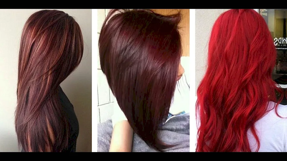 Red hair shades