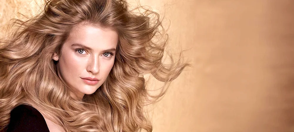 Golden russet hair