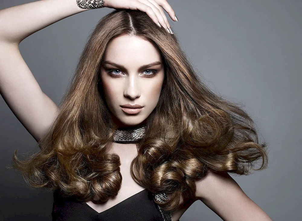 Light russet ashy hair colour