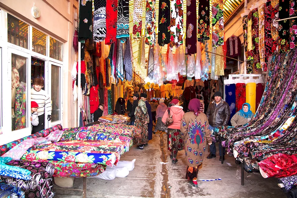 Market in Urgut Uzbekistan