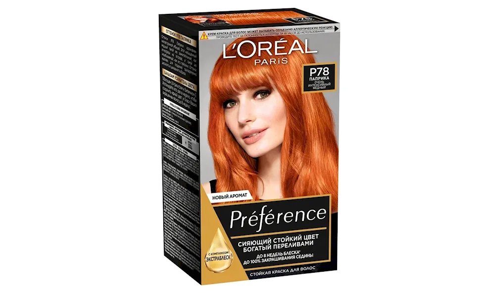 Mahogany red hair dye