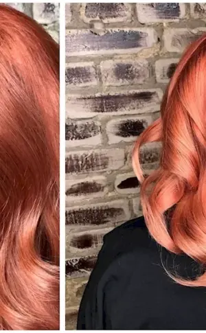 Reddish pink hair colour Crazy Color 70 Peachy Coral. coral