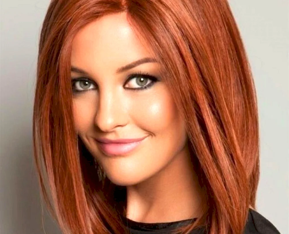Dark red graduated brown