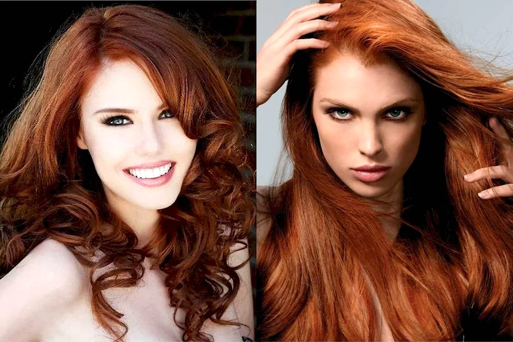 Red hair colour